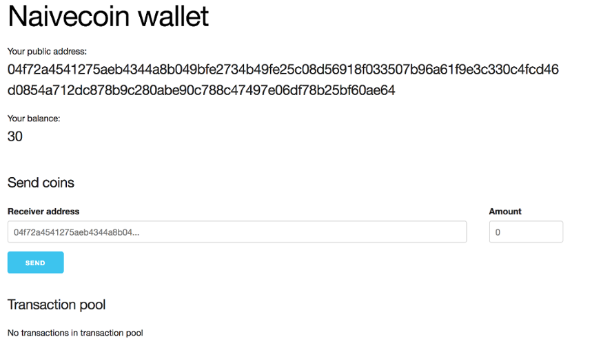 Wallet UI